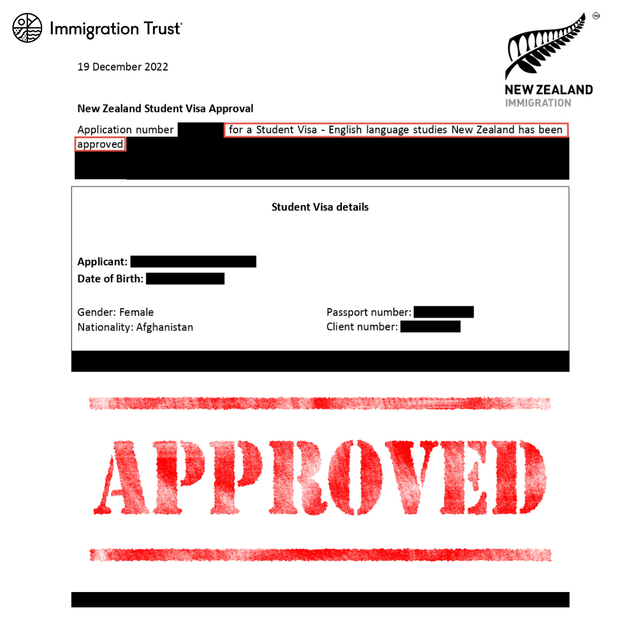 Successful Student Visa Case - Immigration New Zealand Immigration Trust 