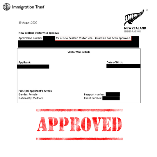 Successful Visitor Visa, Immigration New Zealand, Immigration Trust