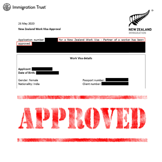 Successful Work Visa, Immigration New Zealand, Immigration Trust